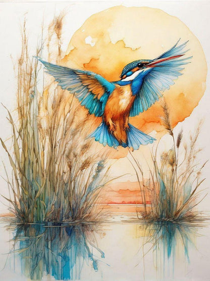 Kingfisher | Diamond Painting
