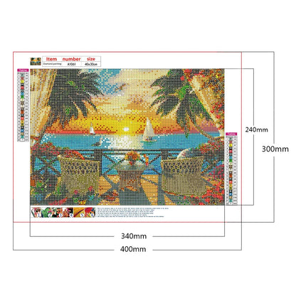 Enjoy The View From The Balcony | Diamond Painting
