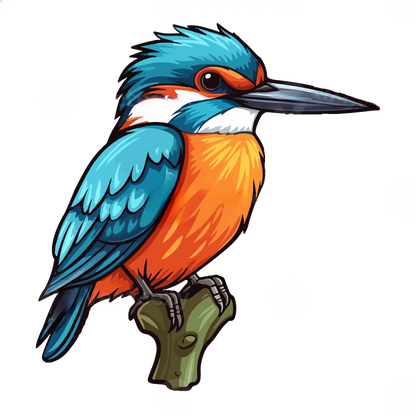 Kingfisher | Diamond Painting