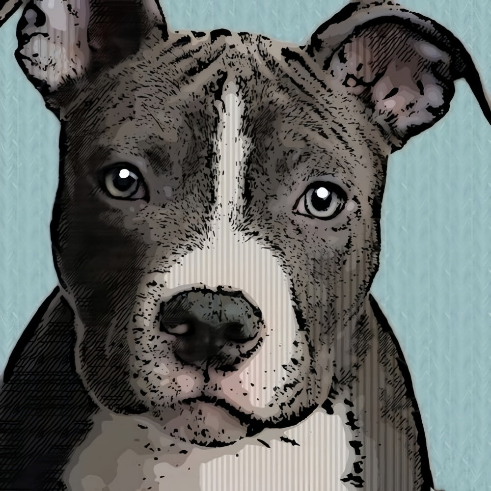 Pit Bull Dog | Diamond Painting