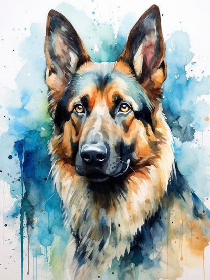 Dog German Shepherd | Diamond Painting