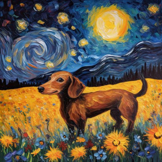 Dachshund Dog | Diamond Painting