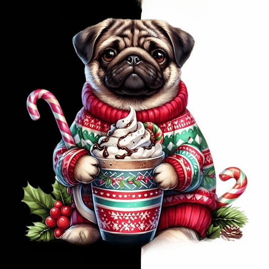 Christmas Dog | Diamond Painting