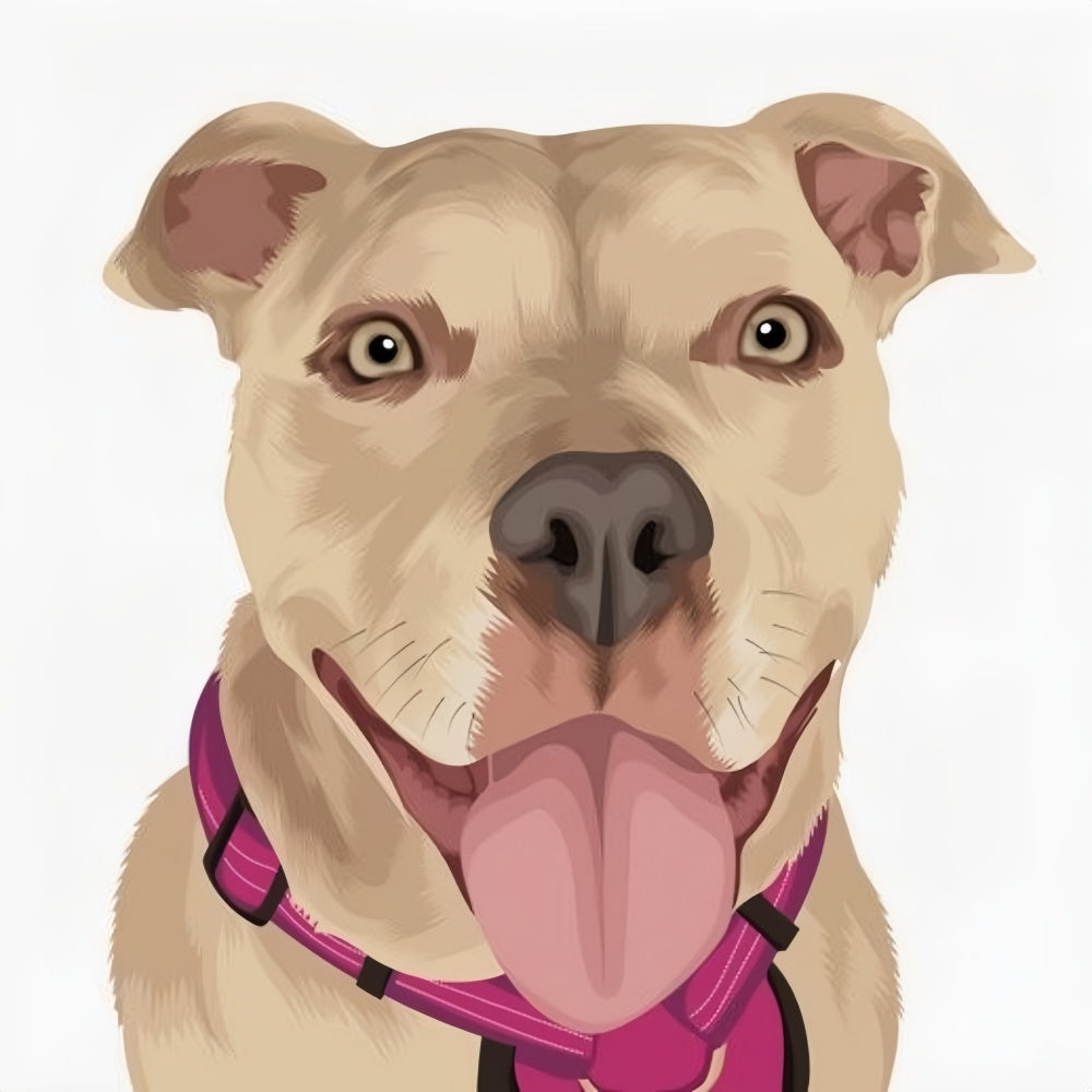 Pit Bull Dog | Diamond Painting