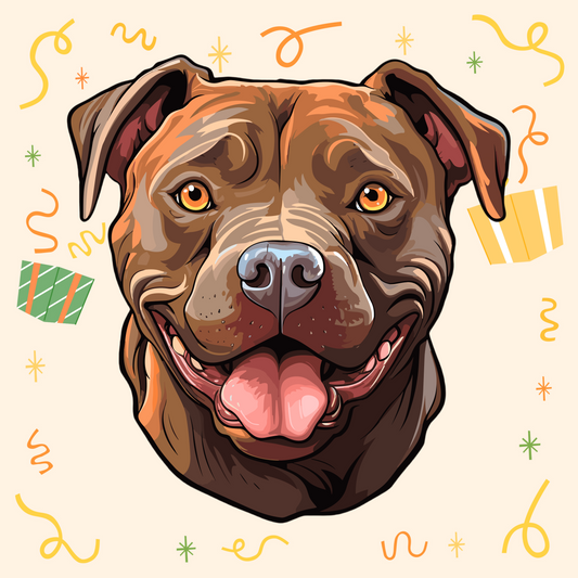 Pit Bull Dog | Diamond Painting