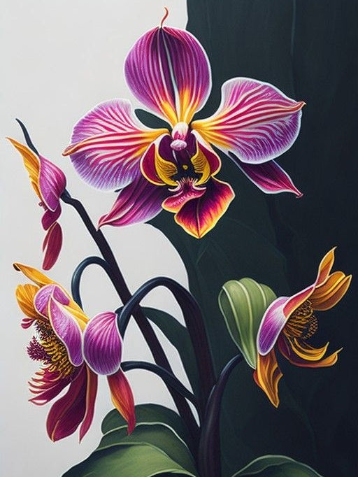 Orchids | Diamond Painting