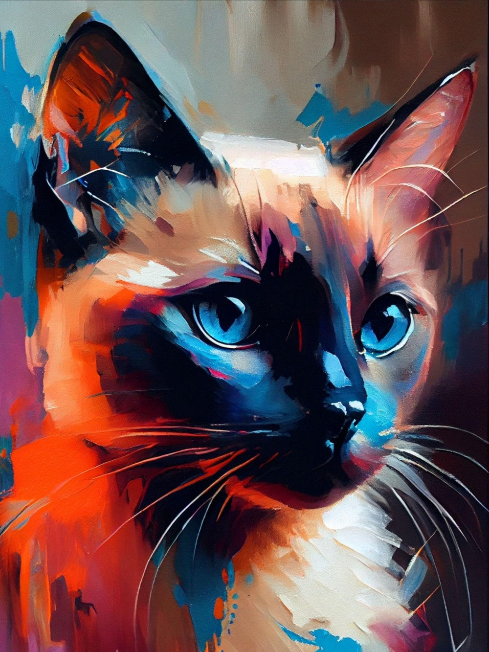 Siamese Cat | Diamond Painting