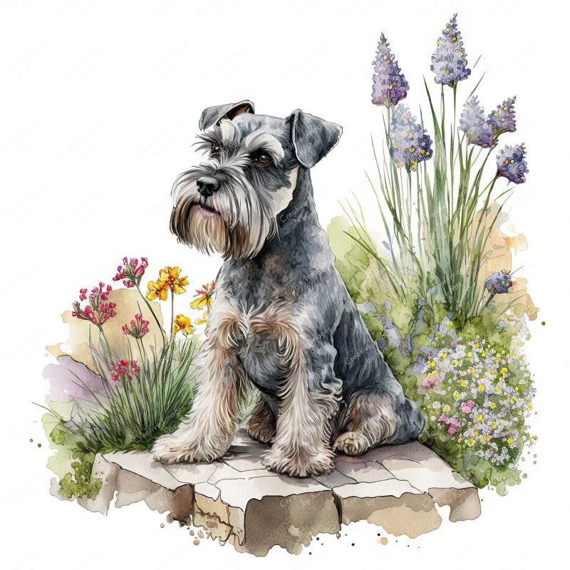 Dog Schnauzer | Diamond Painting