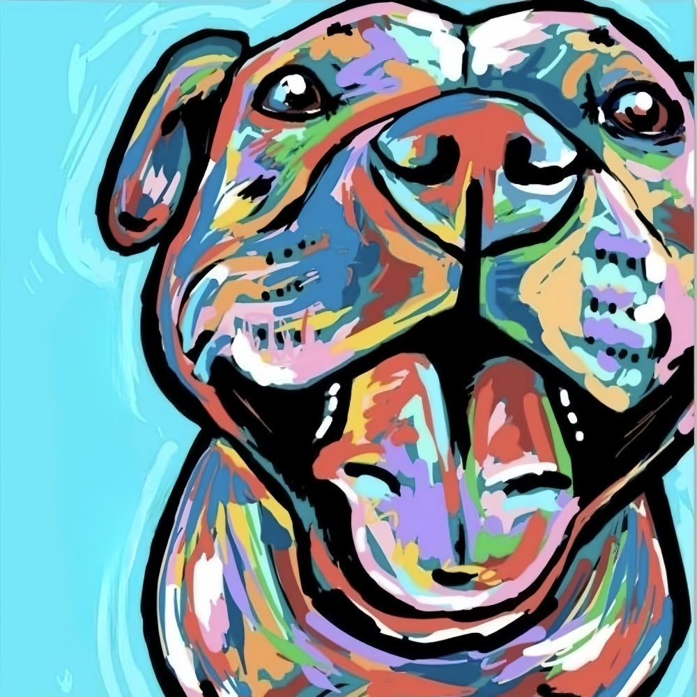 Pit Bull Dog | Diamond Painting