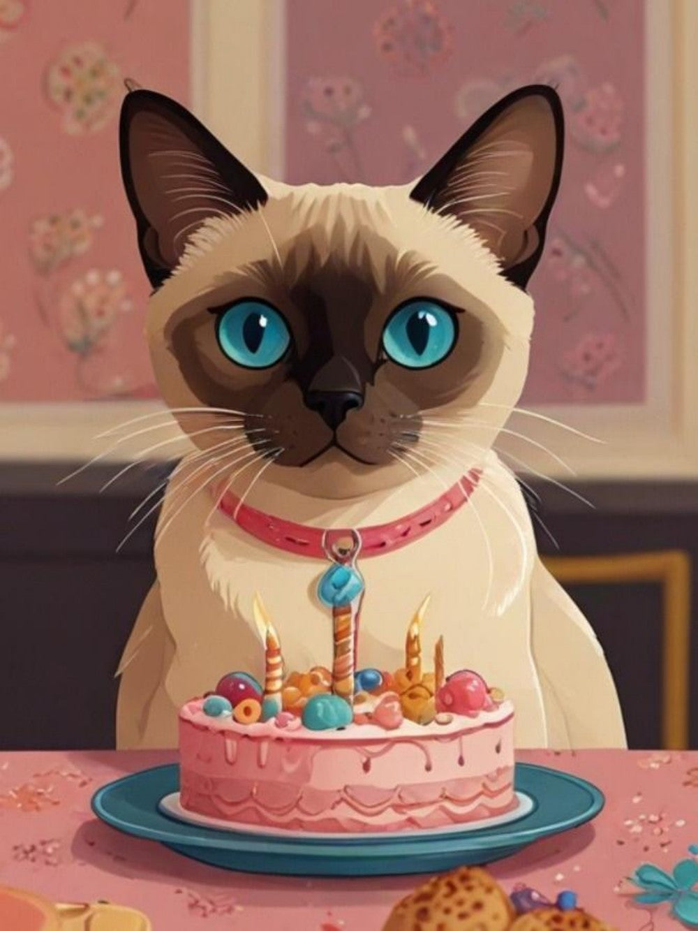 Siamese Cat | Diamond Painting