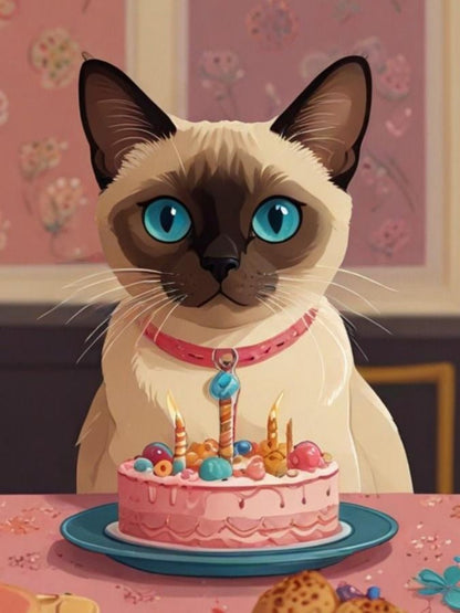 Siamese Cat | Diamond Painting