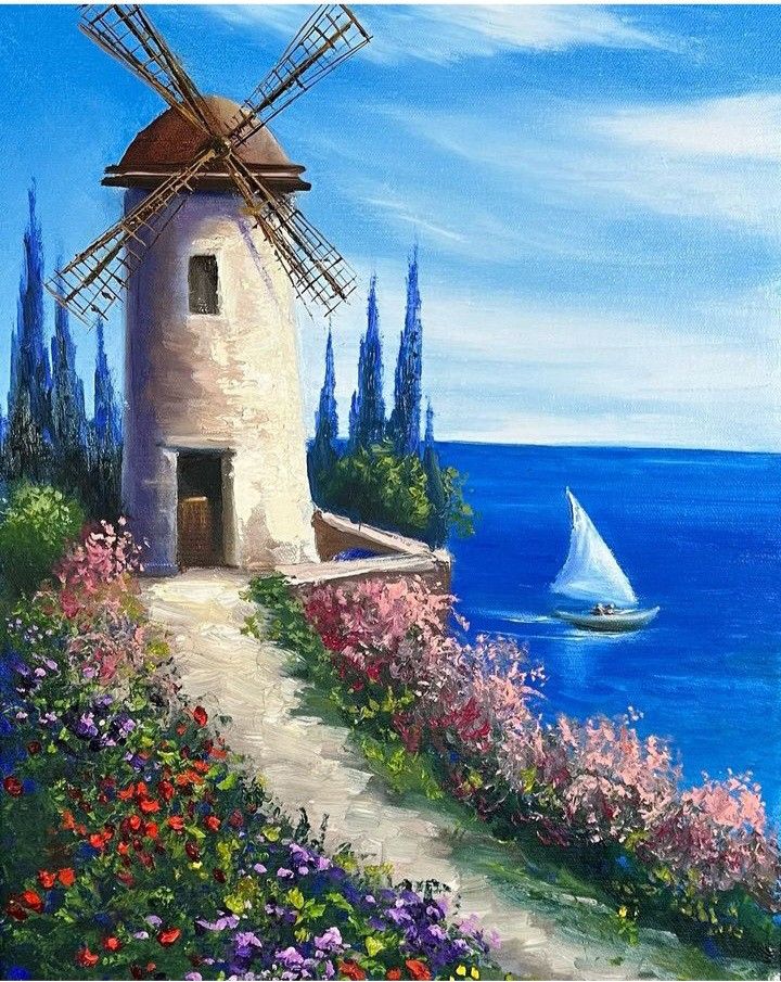 Windmill | Diamond Painting