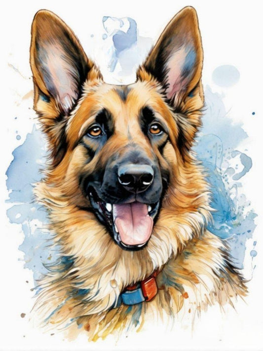 Dog German Shepherd | Diamond Painting