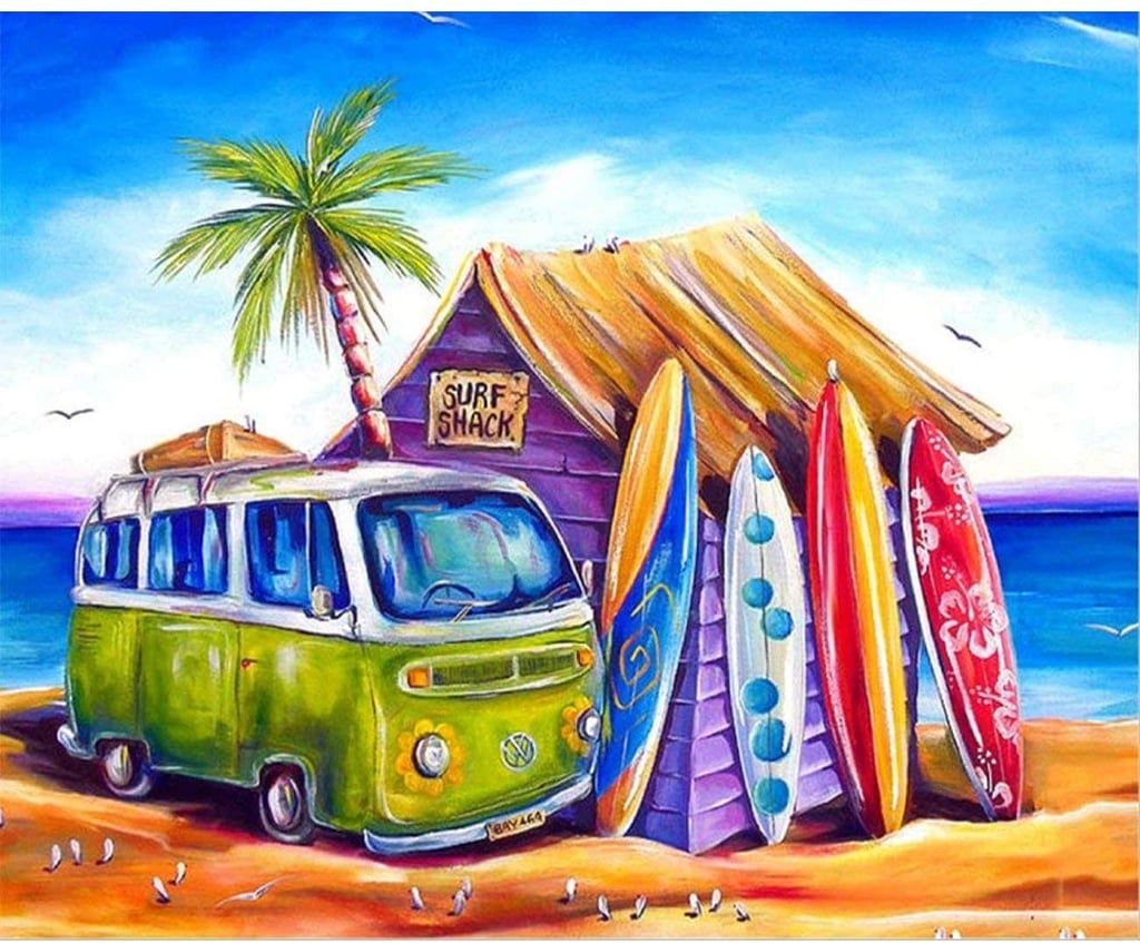 Surfboard | Diamond Painting