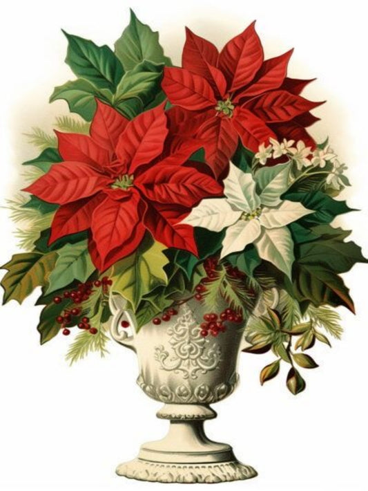 Poinsettia | Diamond Painting