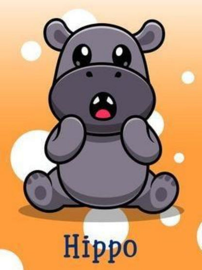 Hippo | Diamond Painting