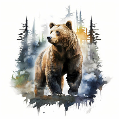 Brown Bear | Diamond Painting