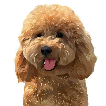 Goldendoodle Dog | Diamond Painting