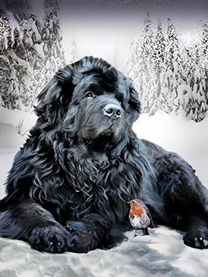Newfoundland Dog | Diamond Painting