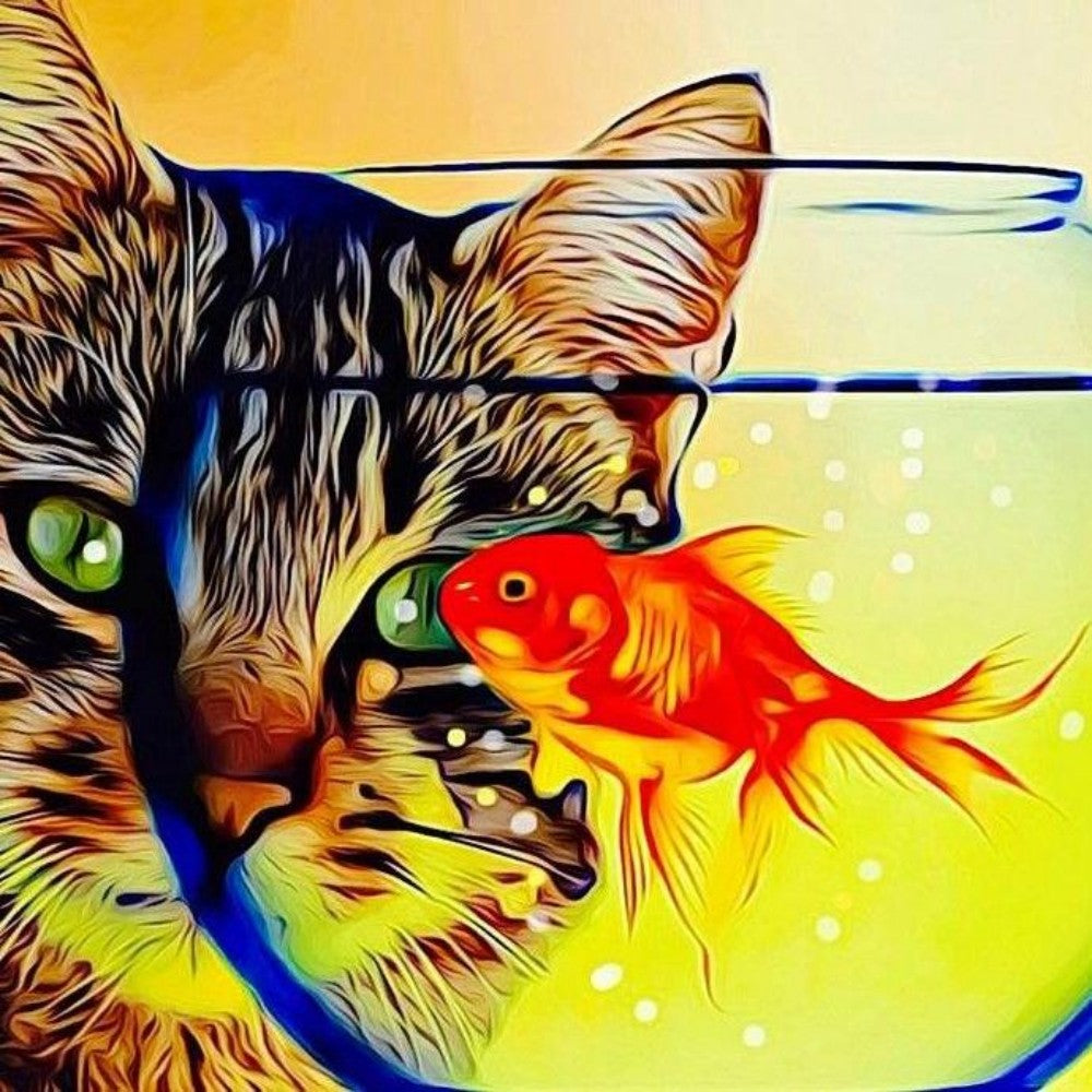 Cat Fish | Diamond Painting