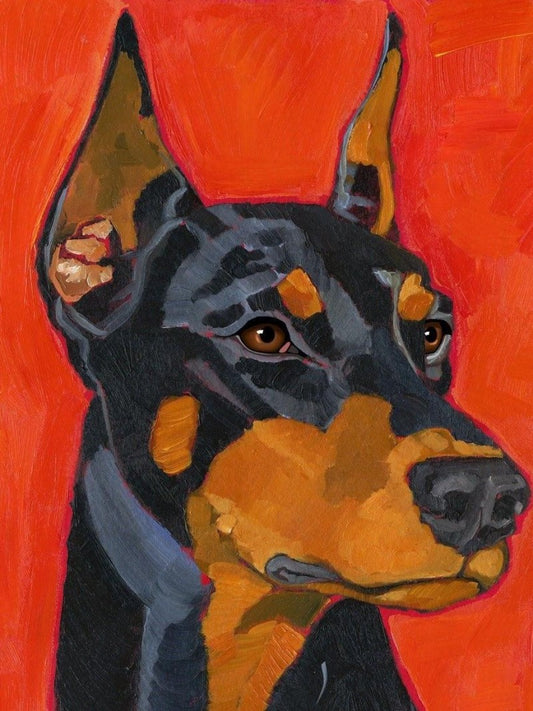 Dog Doberman | Diamond Painting