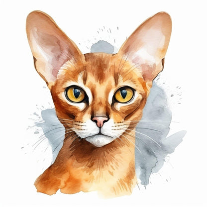 Abyssinian Cat | Diamond Painting