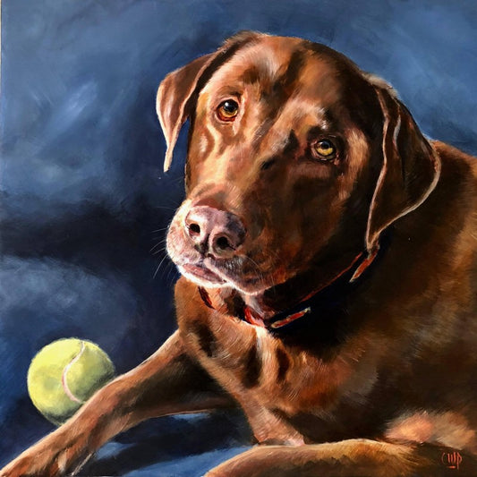 Chocolate Labrador Dog | Diamond Painting