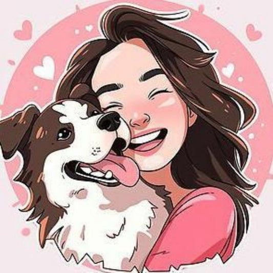 Dog Border Collie | Diamond Painting