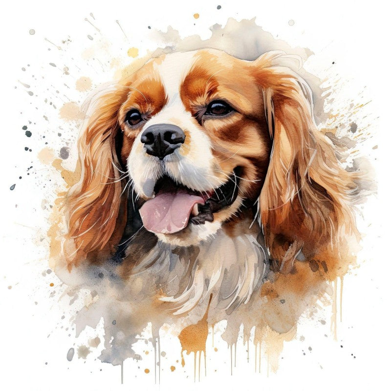 Dog Cavalier King Charles Spaniel | Diamond Painting