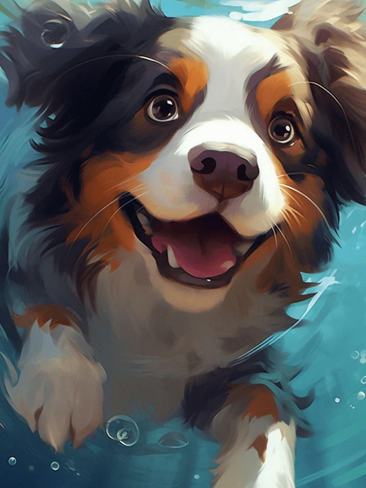 Underwater Dog | Diamond Painting