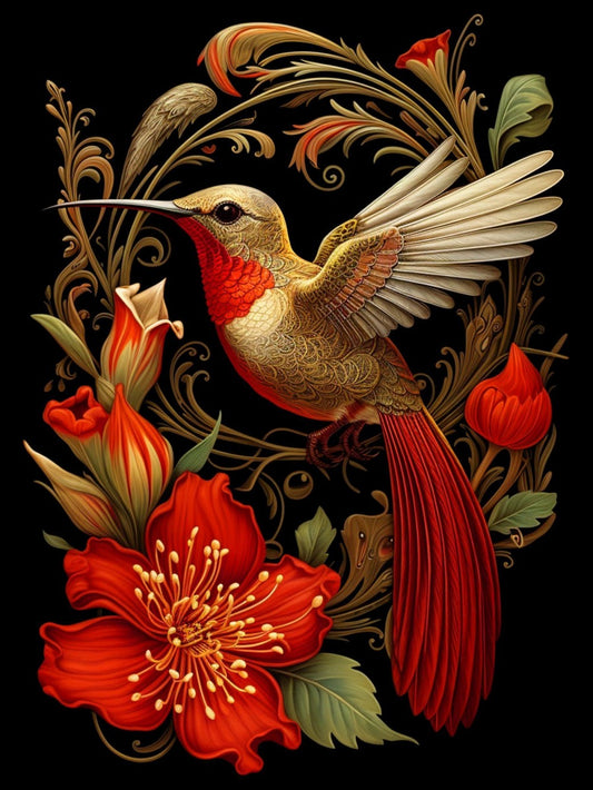 Birds and Flowers | Diamond Painting