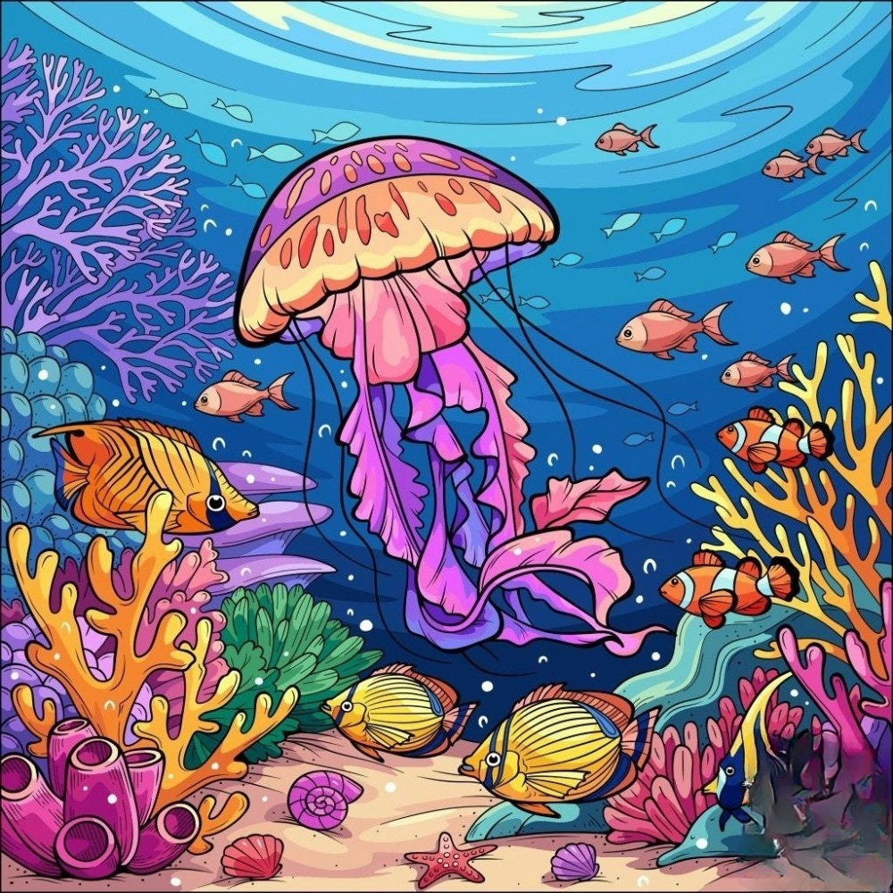 Jellyfish | Diamond Painting