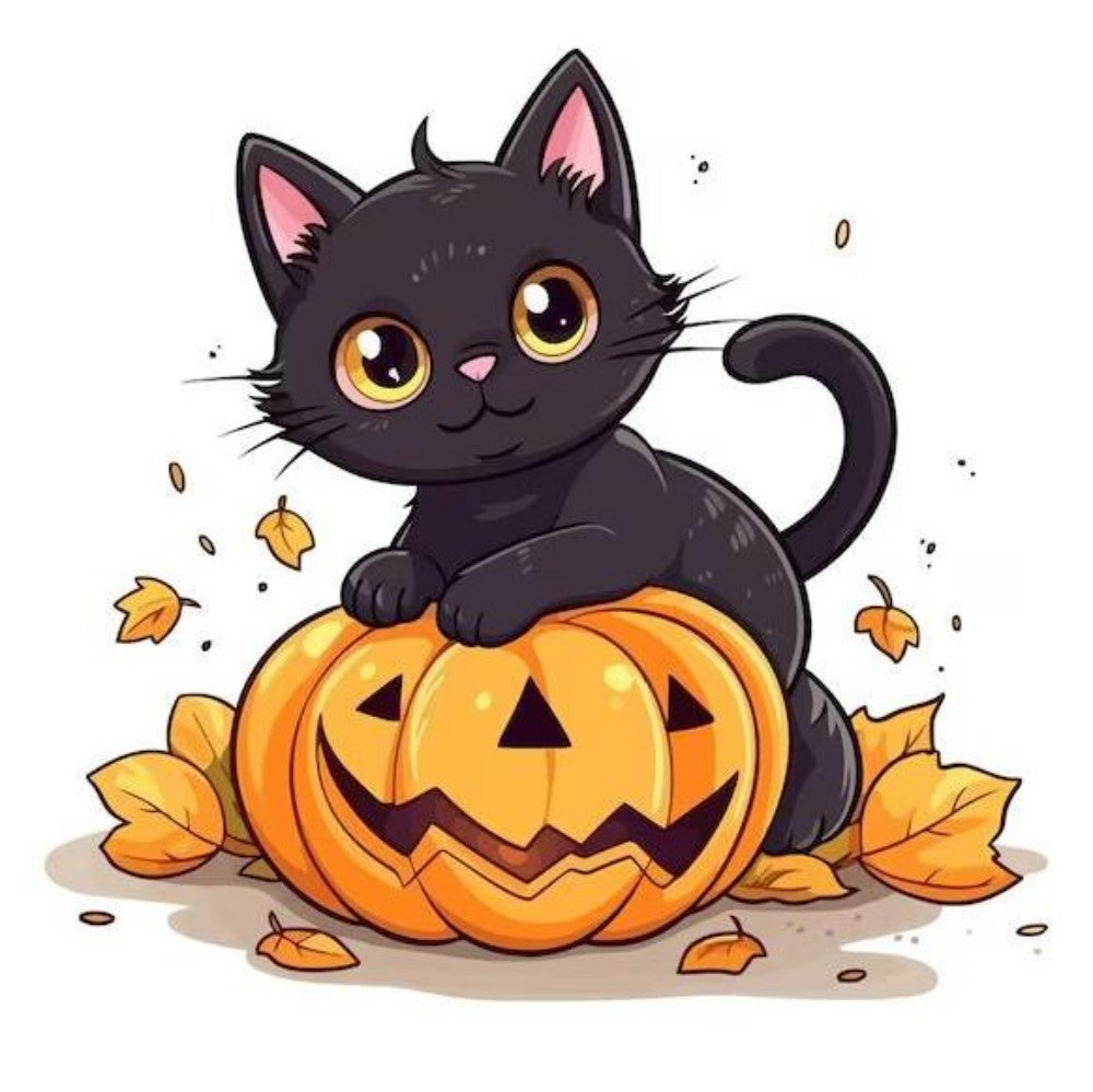 Halloween Cat | Diamond Painting