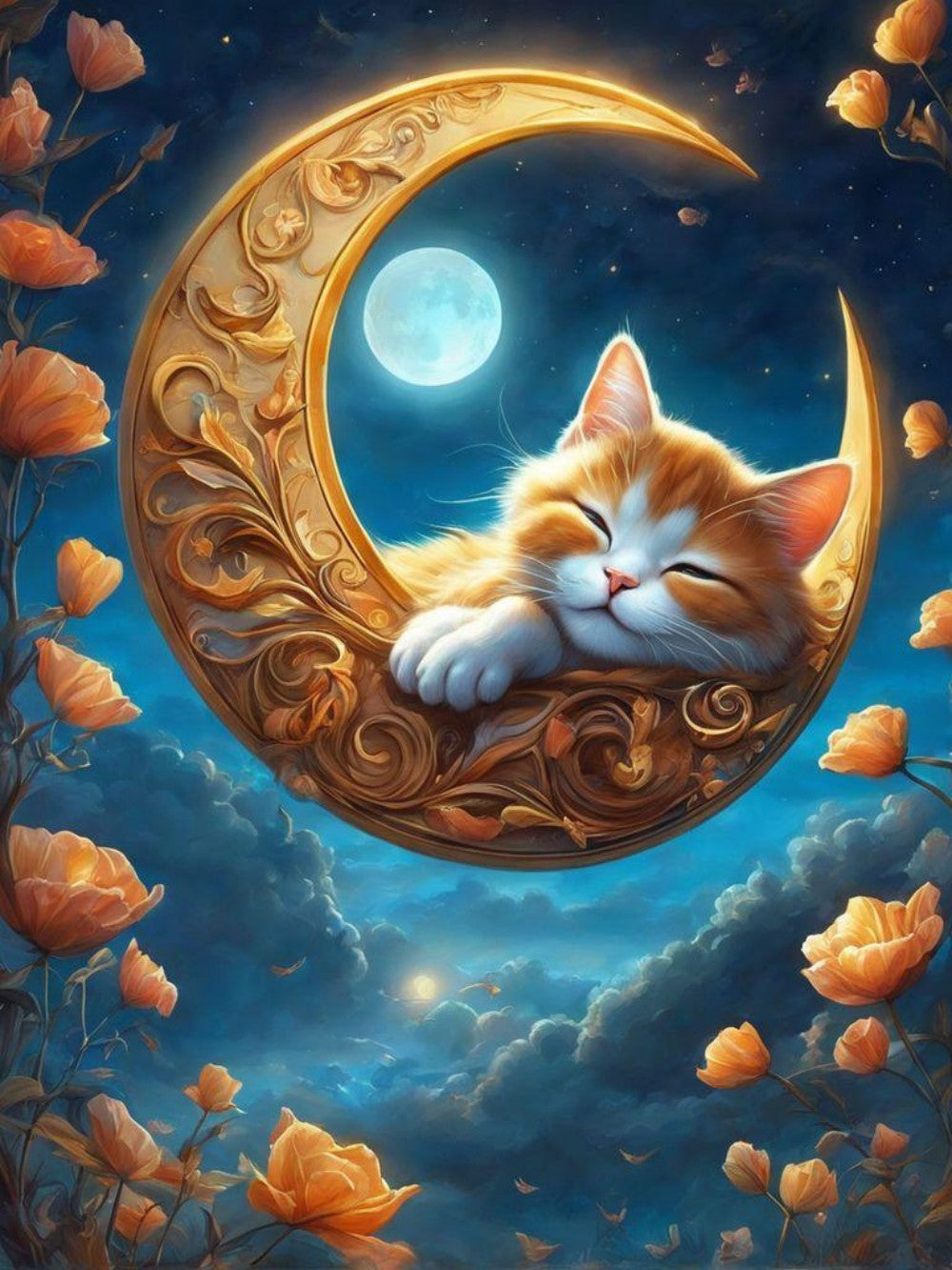 Midnight Cat | Diamond Painting