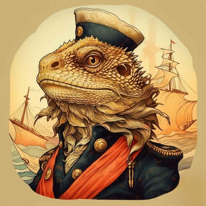 Bearded Dragon | Diamond Painting