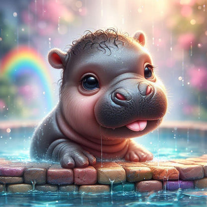 Hippo | Diamond Painting