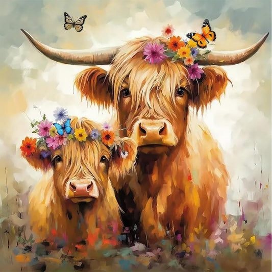 Highland Cow | Diamond Painting