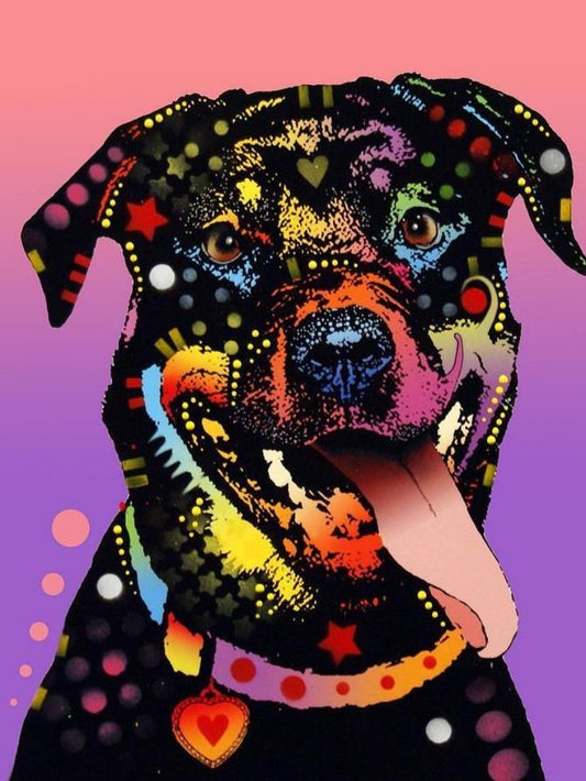 Rottweiler Dog | Diamond Painting