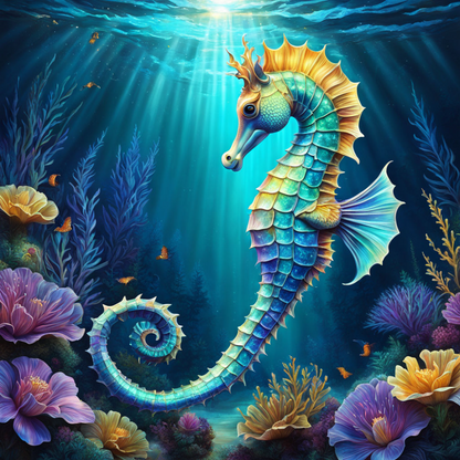 Seahorse | Diamond Painting