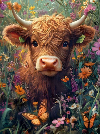 Highland Cow | Diamond Painting