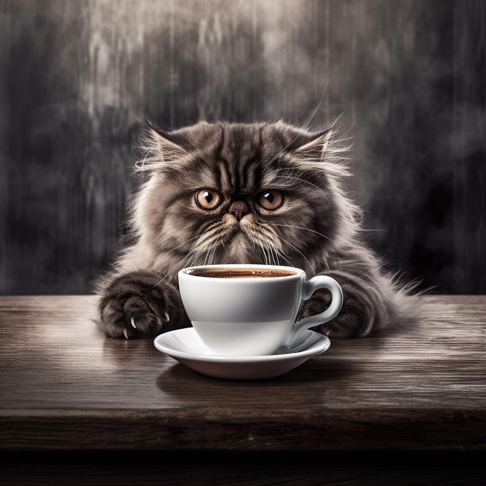 Cat Cafe Coffee | Diamond Painting