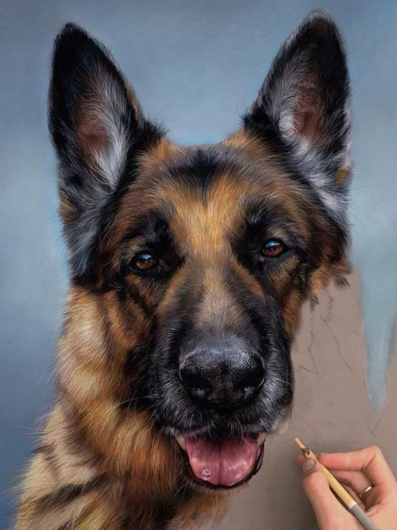 Dog German Shepherd | Diamond Painting