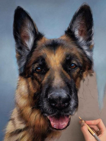 Dog German Shepherd | Diamond Painting