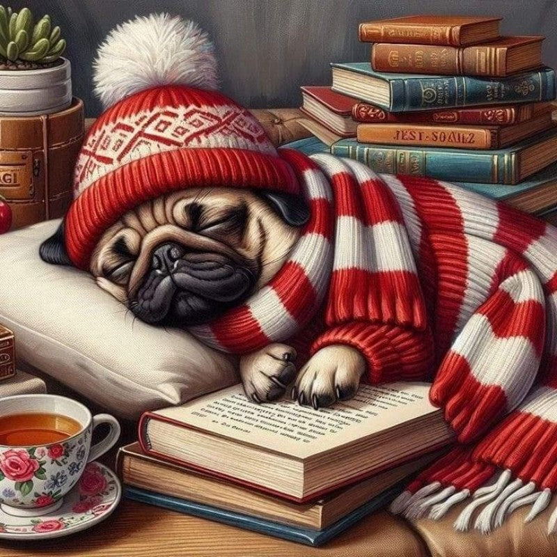 Dog Pug | Diamond Painting