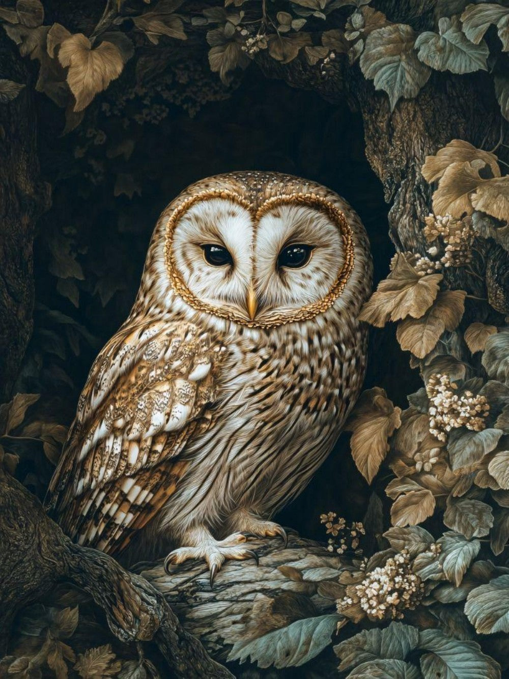 Barn Owl | Diamond Painting