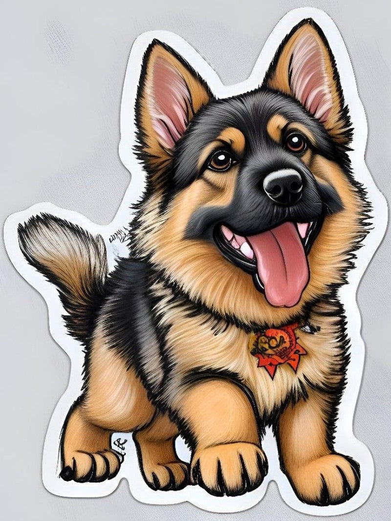 Dog German Shepherd | Diamond Painting