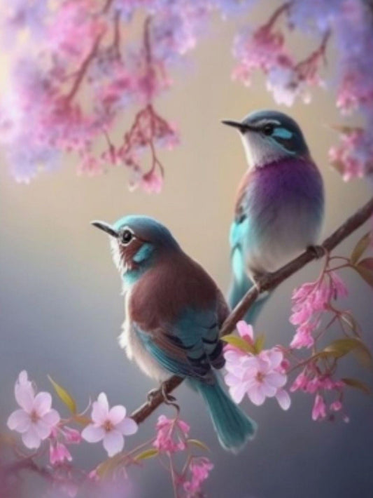 Birds and Flowers | Diamond Painting