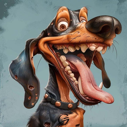 Dachshund Dog | Diamond Painting