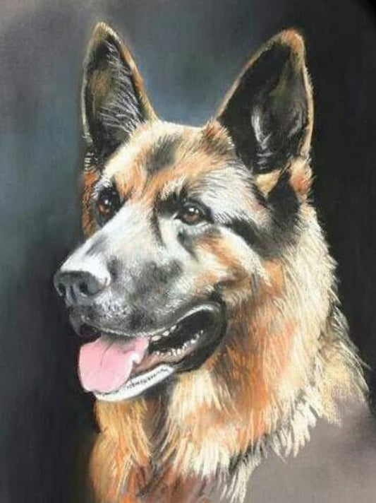 Dog German Shepherd | Diamond Painting