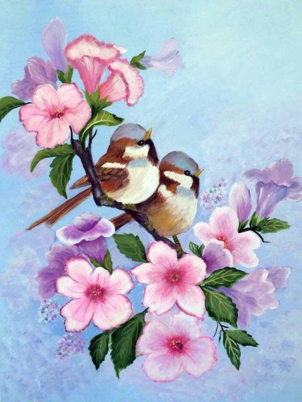 Birds and Flowers | Diamond Painting